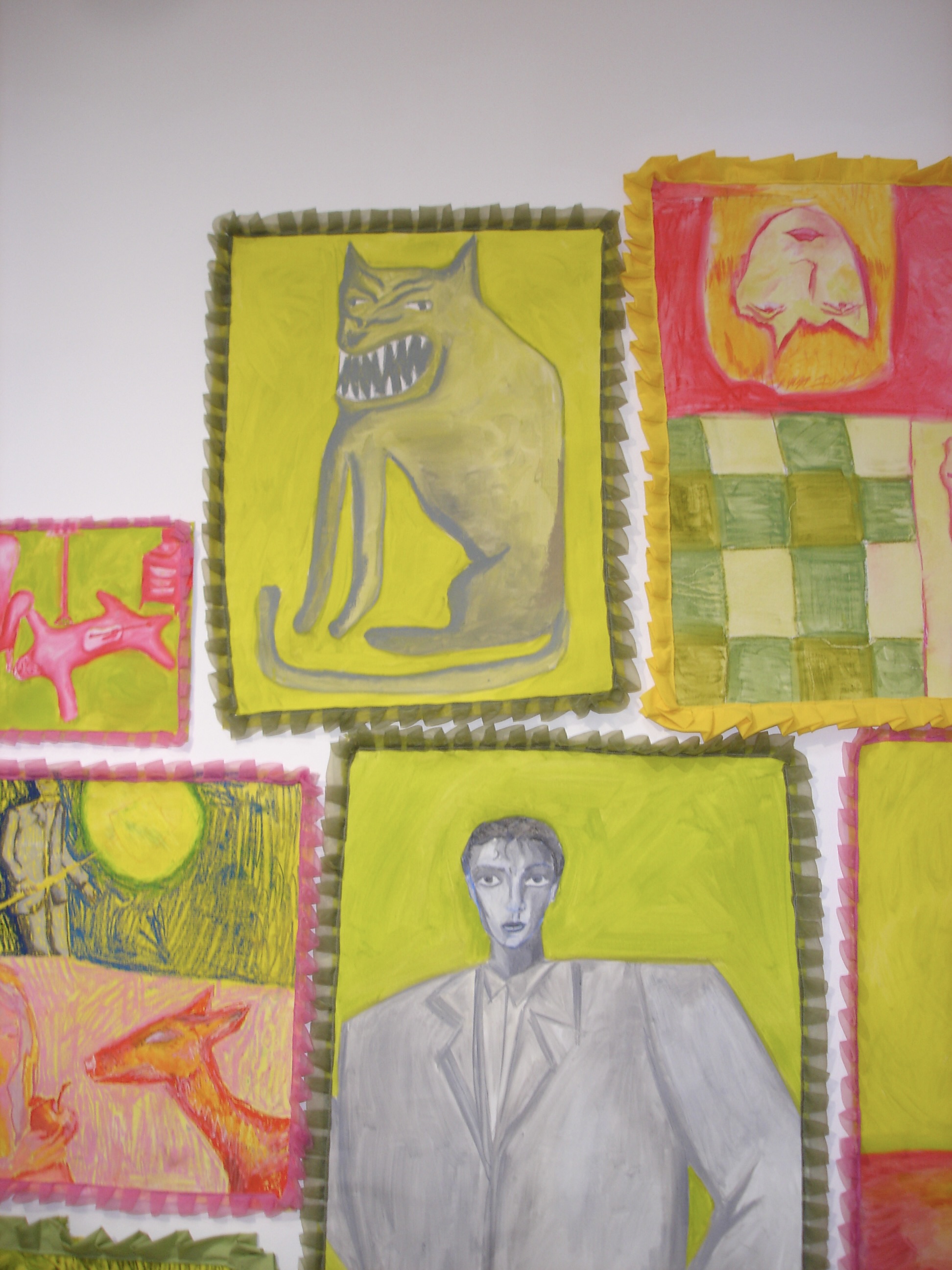 Degree show installation detail