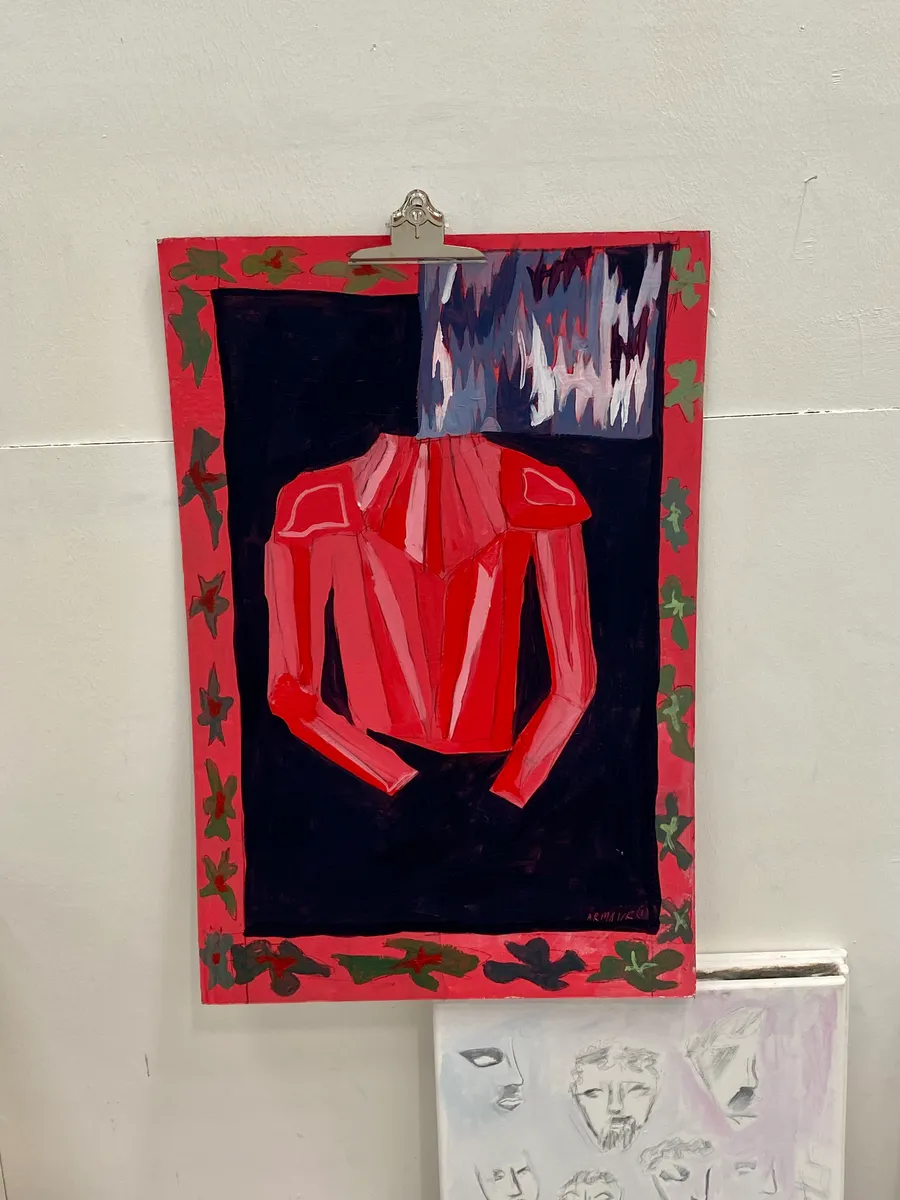 watcher in the attic (2025) found piece collage